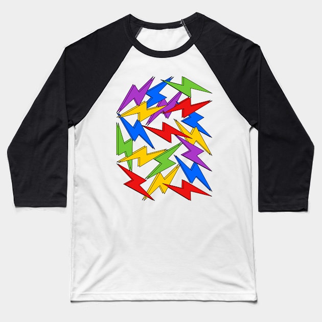 Abstract Modern Art Baseball T-Shirt by Mitalie